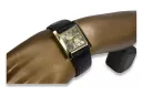 Италиански жълт 14k 585 златен мъжки часовник Geneve mw009y