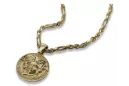 Медальон в греческом стиле Versace & Corda Figaro 14k золото цепочка cpn049y&cc082y