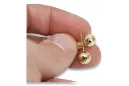 Gold earrings ★ russiangold.com ★ Gold sample 585 333 Low price!