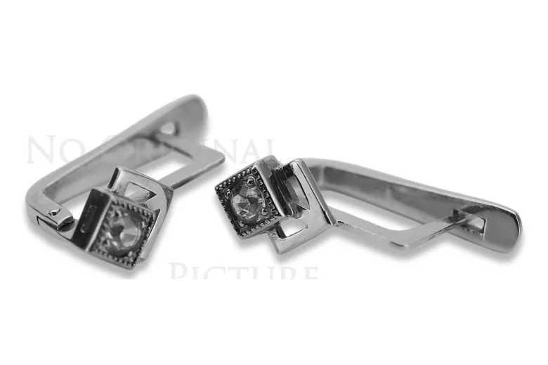 Βίντεζ σκουλαρίκια από 14k 585 ροζ χρυσό vec163 αλεξανδρίτη ρουμπίνι σμαράγδι σαφείρι ...
