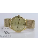 Złoty zegarek męski 14K Geneve, kwarcowy, włoski, 40mm | Zlotychlopak.pl
