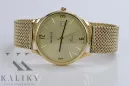 Reloj de oro para hombre Geneve ★ zlotychlopak.pl ★ Pureza de oro 585 333 Precio bajo!