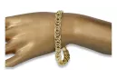 Bracelet creux Monaliza jaune 14k 585 or cb002y