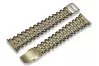 Yellow 14k 585 gold Lady watch bracelet lbw002y