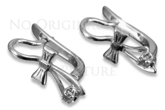 Vintage auskariai iš 14k 585 rožinio aukso vec102 aleksandritas rubinas emeraldas safiras ...