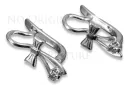 Vintage auskariai iš 14k 585 rožinio aukso vec102 aleksandritas rubinas emeraldas safiras ...