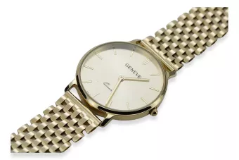 Χρυσό ρολόι άνδρα 14k 585 Geneve mw004y&mbw005y
