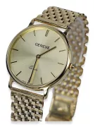 Reloj de oro para hombre Geneve ★ zlotychlopak.pl ★ Pureza de oro 585 333 Precio bajo!