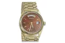 Gold men's watch Geneve ★ zlotychlopak.pl ★ Gold purity 585 333 Low Price!