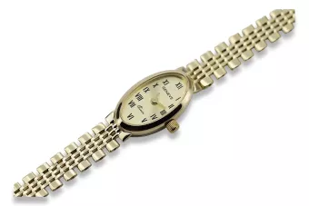 Puikus 14k aukso moteriškas laikrodis Geneva lw096y
