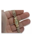 Prześliczny 14k złoty damski zegarek Geneve lw096y