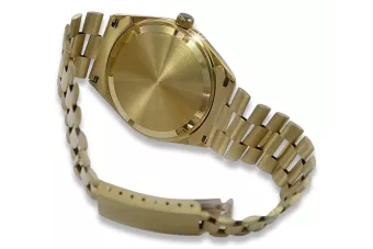 Aukso laikrodis su vyriškojo apyranko 14k Geneve mw013ydy&mbw016y