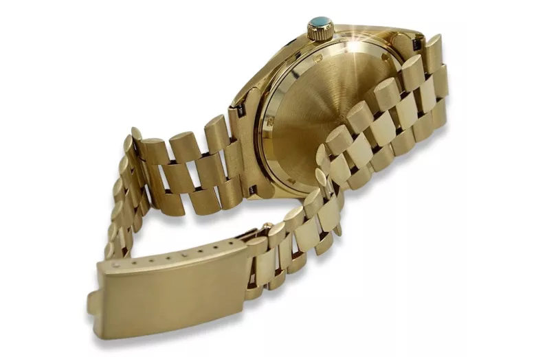Ceas de aur pentru bărbaţi Geneva ★ https://zlotychlopak.pl/ro/ ★ Puritate de aur 585 333 Preţ scăzut!