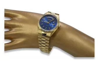 Gold Men's Watch Geneve ★ Zlotychlopak.pl ★ Gold Reinheit 585 333 niedriger Preis!