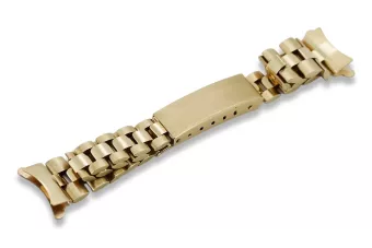 Желтый браслет для женских часов из золота 14 карат 585 пробы lbw009y