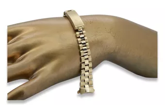 Pulsera de oro rosa amarilla ★ russiangold.com ★ Oro 585 333 Precio bajo