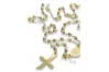 Yellow 14k gold 585 rosary chain rcc003y