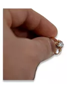 Anillo de zircón esmeralda esmeralda de oro ruso rosa 14k 585 de oro Alejandrita Rubí Esmeralda Zafiro vrc004