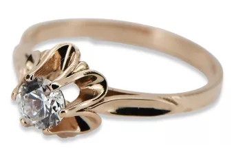 Russische sowjetische Rose 14 Karat 585 Gold Ring Alexandrit Rubin Smaragd Saphir Zirkon vrc004