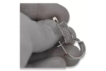 Русское серебро 925 Советский СССР Винтажные серьги ven121s