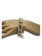 Yellow & white Italian gold fancy Lady bracelet cfb010yw
