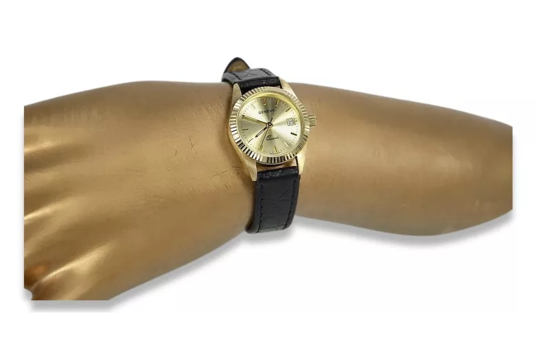 Montre hommes d'or Geneve ★ https://zlotychlopak.pl/fr/ ★ Pureté d'or 585 333 Low Price!