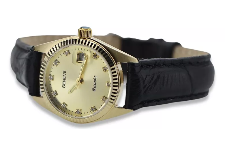 Gold men's watch Geneve ★ https://zlotychlopak.pl/ru/ ★ Золотая чистота 585 333 Низкая Цена!