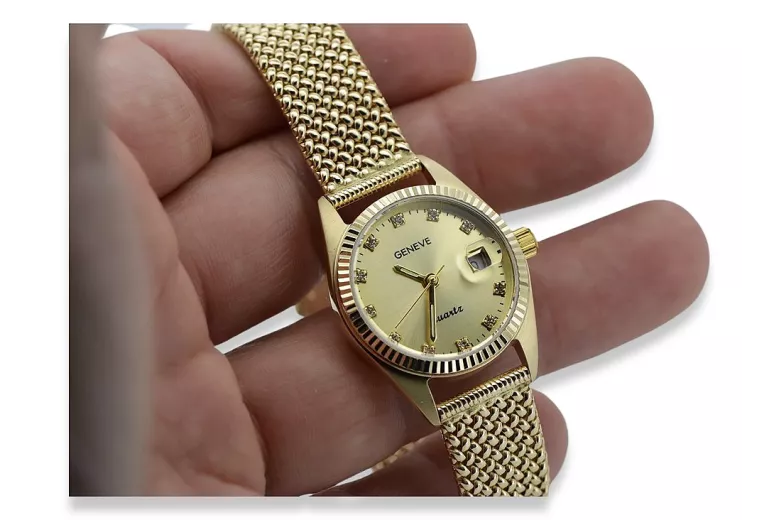 Gold men's watch Geneve ★ https://zlotychlopak.pl/ru/ ★ Золотая чистота 585 333 Низкая Цена!