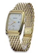 Reloj de oro para hombre Geneve ★ zlotychlopak.pl ★ Pureza de oro 585 333 Precio bajo!