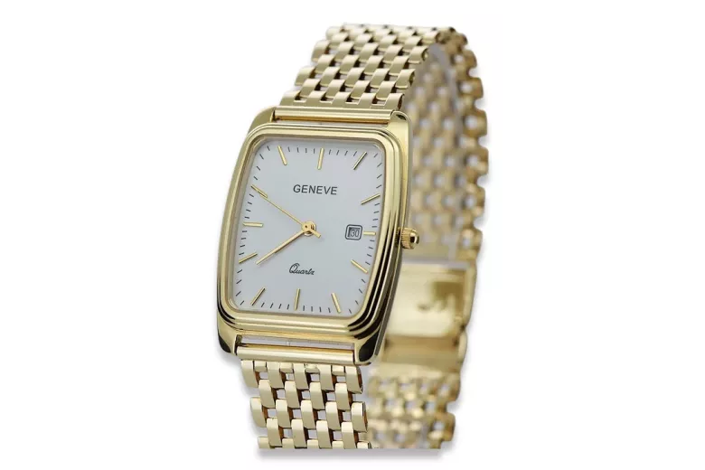 Montre homme en or Genève ★ zlotychlopak.pl ★ Pureté de l’or 585 333 Prix bas!