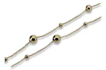 Yellow rose gold chain ★ russiangold.com ★ Gold 585 333 Low price