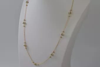 Златна висулка висулка ★ zlotychlopak.pl ★ Златен отличителен белег 585 333 ниска цена