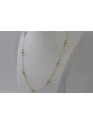 سلسلة ذهبية 14k 585 45cm-65cm مع سوار الكرة cfc015y&cfb015y