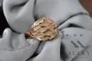 Российская Советская Роза розовая 14к 585 золото Винтажное кольцо vrn045