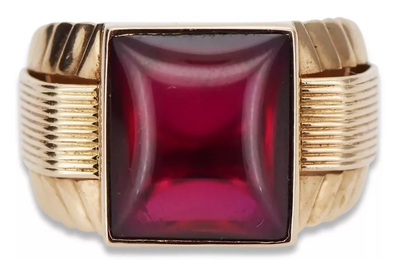 السجينة الذهبية للرجال 14k 585 من الذهب الأحمر vsc012