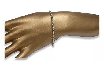 Brazalete italiano de oro 14k 585 Fantazy pulsera cfb017yw