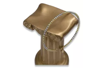 Italienischer Armreif aus 14 Karat 585 Gold Fantazy-Armband cfb017yw
