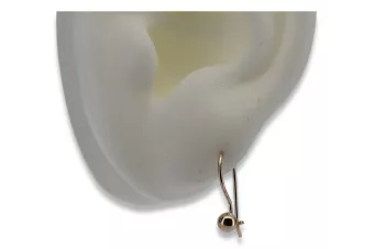 Золоті сережки ★ zlotychlopak.pl ★ Золотий зразок 585 333 Низька ціна!