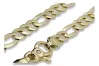 Italian yellow 14k 585 gold new Figaro solid chain cc042y