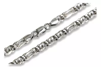Balto aukso grandinė 14k 585 Italijos tigro akys cc093w