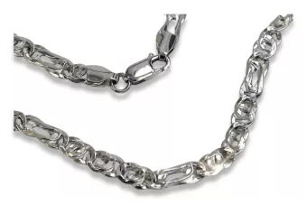 Balto aukso grandinė 14k 585 Italijos tigro akys cc093w