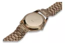 Russe soviétique rose 14k 585 or Poliot homme montre vw003r&mbw009r