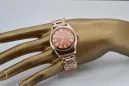 Vintage  rose 14k 585 gold men's Poliot watch vw003r&mbw009r