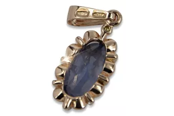 Ružový prívesok 14k 585 Zlato s Alexandryt Rubin Sapphire Emerald Aquamarine Zirkón VPC009