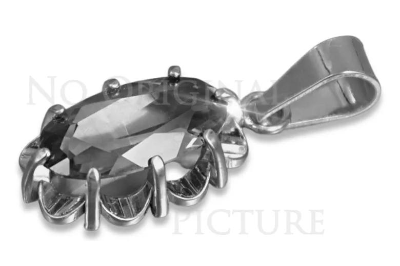 Russische sowjetische Rose 14k 585 Gold Alexandrit Rubin Smaragd Saphir Zirkon ... Anhänger vpc009