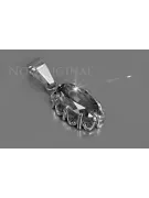 Russische sowjetische Rose 14k 585 Gold Alexandrit Rubin Smaragd Saphir Zirkon ... Anhänger vpc009