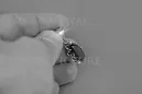 Russische sowjetische Rose 14k 585 Gold Alexandrit Rubin Smaragd Saphir Zirkon ... Anhänger vpc009
