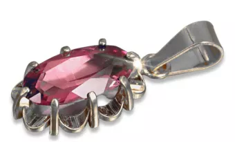 Zawieszka z Vintagego srebra 925 z aleksandrytem rubinem szafirem szmaragdem akwamarynem cyrkonią vpc009s