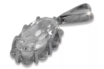 Anhänger aus sowjetischem Silber 925 mit Alexandrit Rubin Saphir Smaragd Aquamarin Zirkon vpc009s