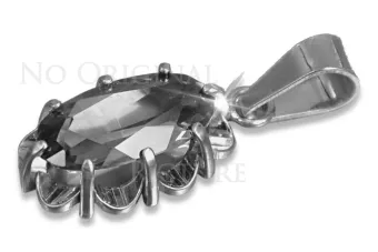 Colgante soviético de plata 925 con alejandrita y otras piedras vpc009s